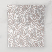 Rustic Brown Wedding Botanical (Binnenkant ongevouwen)