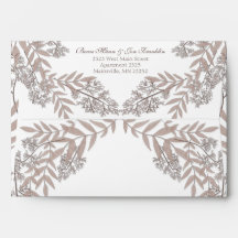 Rustic Brown Wedding  Botanical
