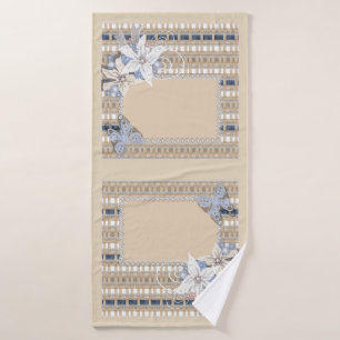 Rustic, bruiloft badhanddoek