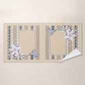 Rustic, bruiloft badhanddoek (Badhanddoek)