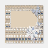 Rustic, bruiloft magneet (Voorkant)