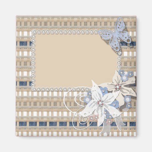 Rustic, bruiloft magneet (Voorkant)