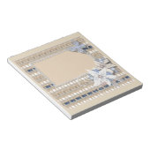 Rustic, bruiloft notitieblok (Schuin)