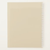 Rustic, bruiloft planner (Achterkant)