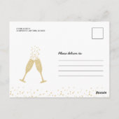 Rustic Brunch et Bubbly Invitation de douche nupti (Dos)