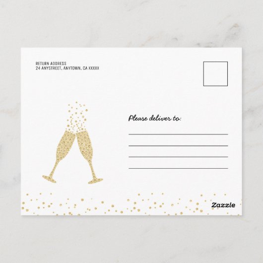 Rustic Brunch et Bubbly Invitation de douche nupti (Dos)