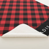 Rustic Buffalo Pset | Gepersonaliseerde Sherpa Bla Deken (3/4)