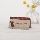 Rustic Buffalo Pset Lumberjack Thema Baby shower (Achterkant)