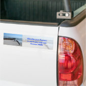 Rustic Bulkhead op Beach Bumpersticker (Op Truck)