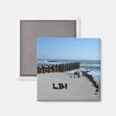 Rustic Bulkhead op Beach Magneet (Voorkant / Achterkant)