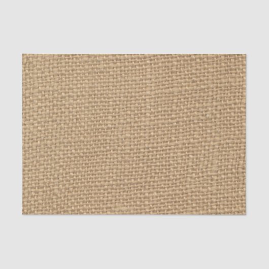 Rustic Burlap achtergrond bedrukt Tissuepapier (Voorkant)