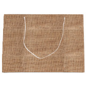 Rustic Burlap Groot Cadeauzakje