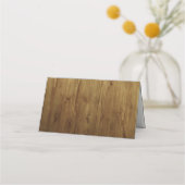 Rustic Burlap Heart | Trouwplaatskaarten (Achterkant)