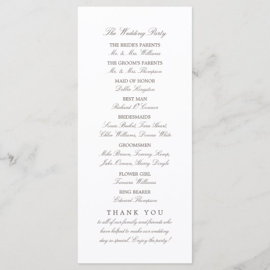 Rustic Burlap Mason Jar Wedding Wedding Programme (Dos)