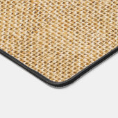 Rustic Burlap Photo Seashing Design (Coin)