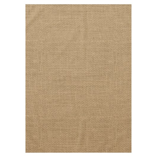Rustic Burlap Texture Tafelkleed (Voorkant)