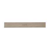 Rustic Burlap Texture Uitnodigingen Wikkel (Vlak)