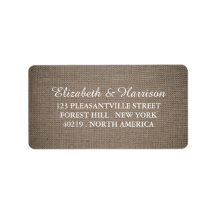 Rustic Burlap Wedding