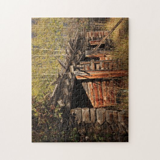 Rustic Cabin Legpuzzel (Verticaal)