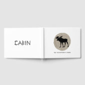Rustic Cabin Moose Gastenboek (Volledig)