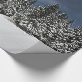 Rustic Cabin Snow Cadeaupapier (Hoek)
