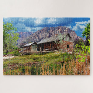 Rustic Cabin Spring Mountain Ranch Nevada Poster P Legpuzzel