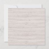 Rustic Calendar August Wedding Flat Save the Date (Achterkant)