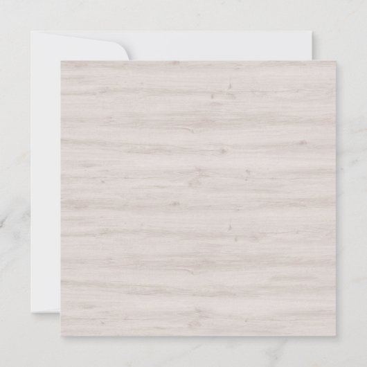 Rustic Calendar August Wedding Flat Save the Date (Achterkant)