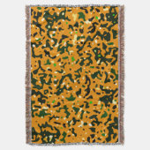 Rustic Camouflage Pattern Deken (Voorkant Verticaal)
