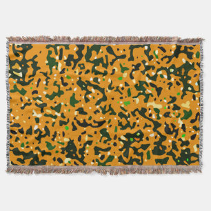 Rustic Camouflage Pattern Deken