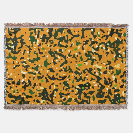 Rustic Camouflage Pattern Deken (Voorkant)