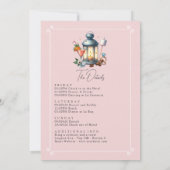 Rustic Camp Bride Bachelorette Weekend Kaart (Achterkant)