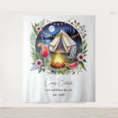 Rustic Camp Bride Bachelorette Weekend Wandkleed (Voorkant)