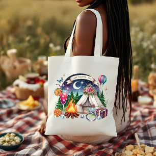 Rustic Camp Bruid Persoonlijk Tote Bag