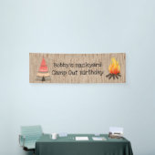 Rustic Camping Birthday Banner (Beurs)