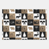 Rustic Camping Outdoor Adventure Inpakpapier Vel (Voorkant 2)