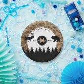 Rustic Camping Outdoor Adventure Papieren Bordje (Feest)