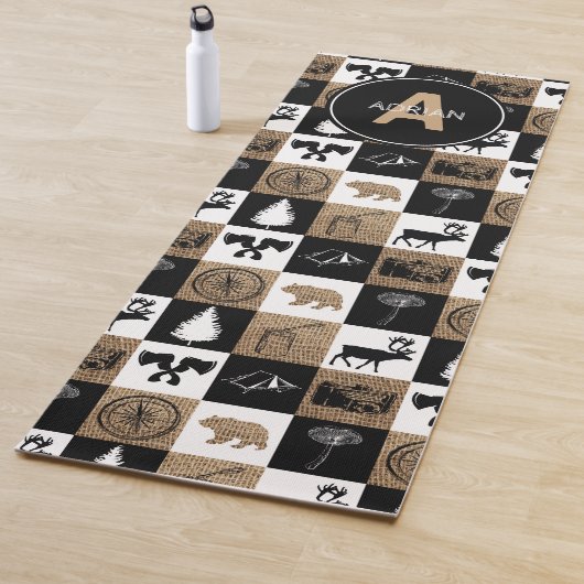 Rustic Camping Outdoor Adventure Yogamat (In situ)