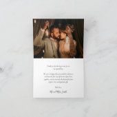 Rustic Chalkboard 6 Photo Collage Mariage Merci (Intérieur)