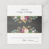 Rustic Chalkboard en Floral Wedding (Buitenkant ongevouwen)