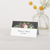 Rustic Chalkboard en Floral Wedding (Achterkant)