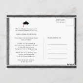 Rustic Chalkboard Graduation BBQ Party Invitation (Dos)