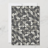 Rustic Chalkboard MCM Holiday Open House Kaart (Achterkant)