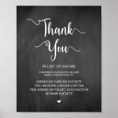 Rustic Chalkboard, weddenschap, bijdrage Poster (Voorkant)
