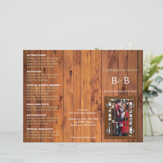 Rustic Chambres d'hôtes 🏡 Brochure Tripli (Debout devant)