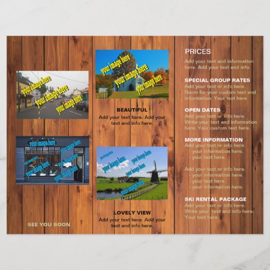 Rustic Chambres d'hôtes 🏡 Brochure Tripli (Dos)