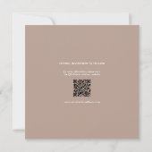 Rustic Champagne Ampersand Photo Collage Wedding Save The Date (Achterkant)