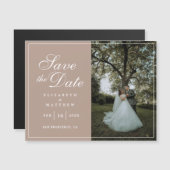 Rustic Champagne Wedding Afbeelding Save the Date (Voorkant / Achterkant)