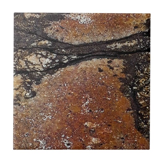 Rustic Charm Abstract afdrukken Tegeltje (Voorkant)