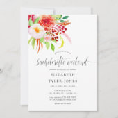 Rustic Charm Bachelorette Weekend Planning Kaart (Voorkant)